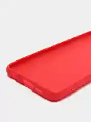 Красный чехол для Poco X3, матовый, силикон