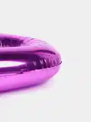 Фуксия воздушный шар "Цифра 0" фуксия 100 см