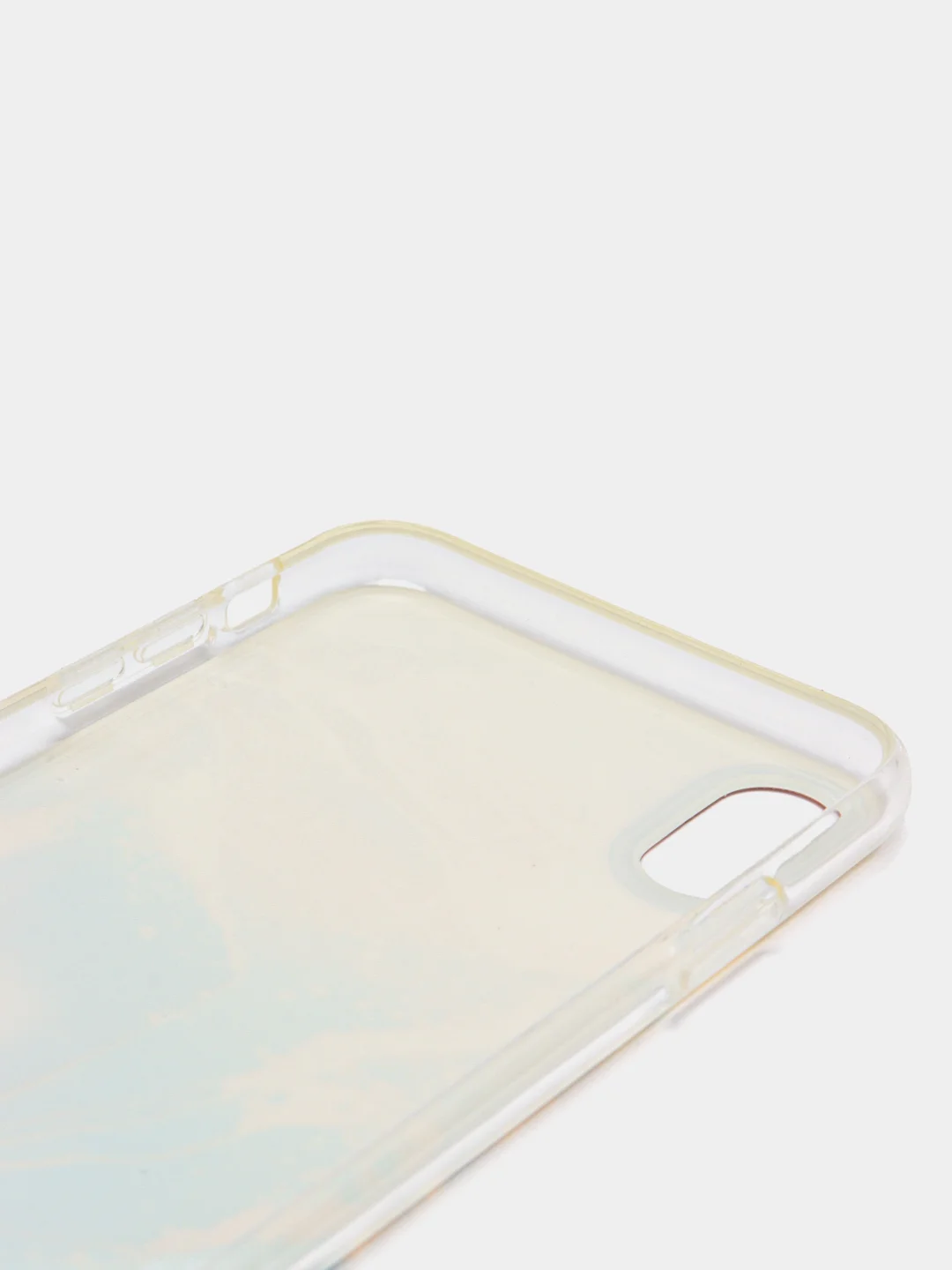 Голубой чехол для iPhone Xs Max "Акварель"