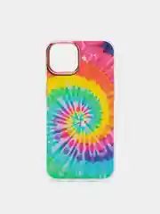 Оранжевый чехол для iPhone 13 "Акварель"