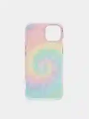 Оранжевый чехол для iPhone 13 "Акварель"