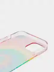 Оранжевый чехол для iPhone 13 "Акварель"
