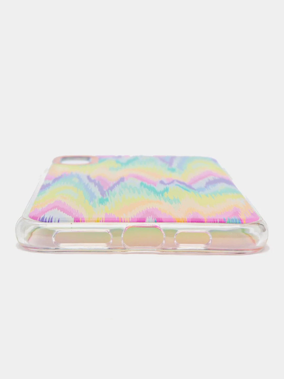 Фиолетовый чехол для iPhone Xs Max "Акварель"