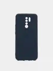 Темно-синий чехол для Xiaomi Redmi 9, матовый, силикон