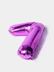 Фуксия воздушный шар "Цифра 7" фуксия 100 см