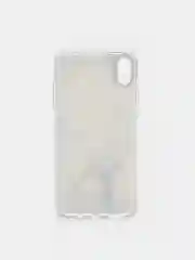 Серый чехол для iPhone Xs Max "Акварель"