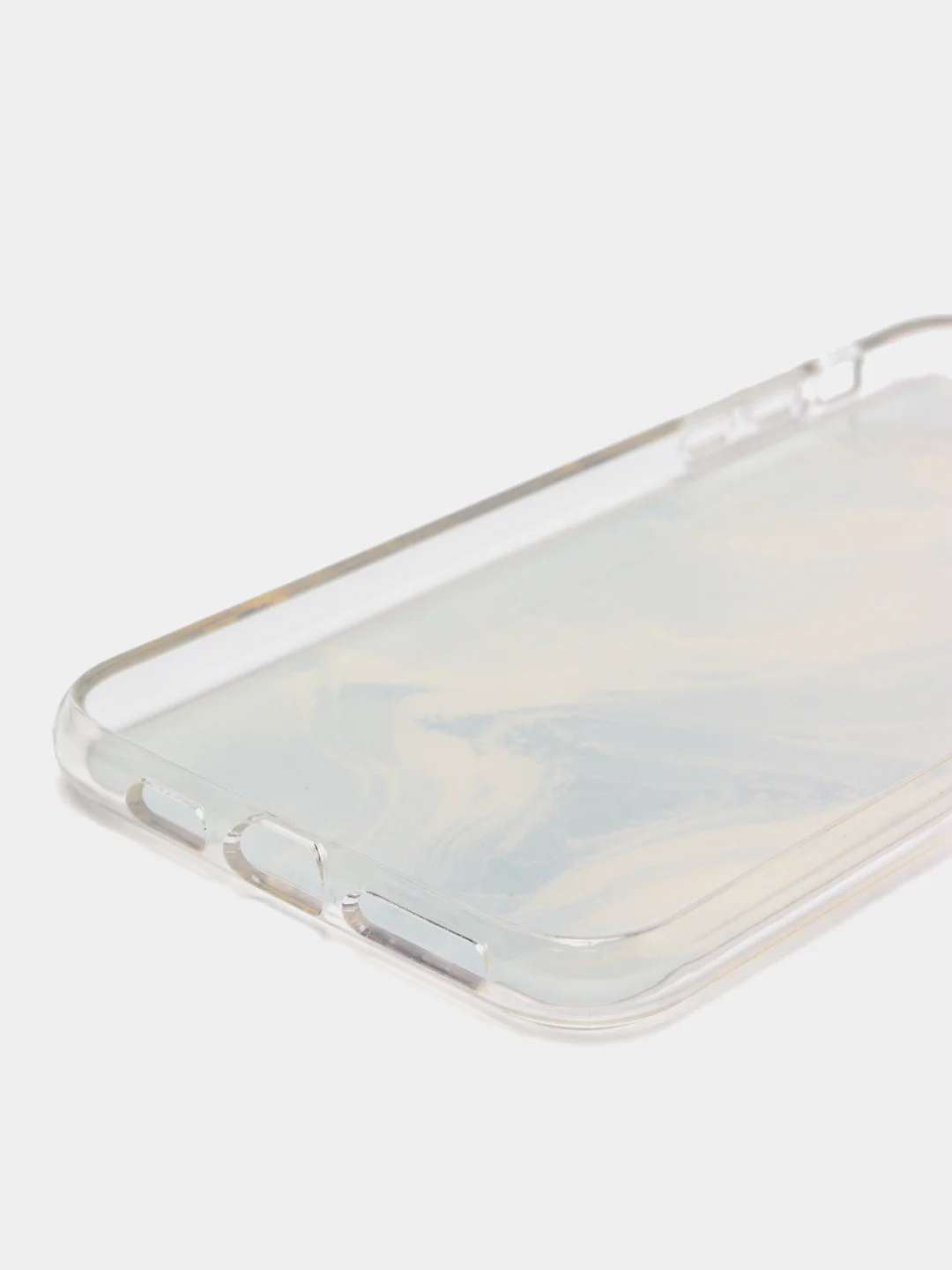 Серый чехол для iPhone Xs Max "Акварель"