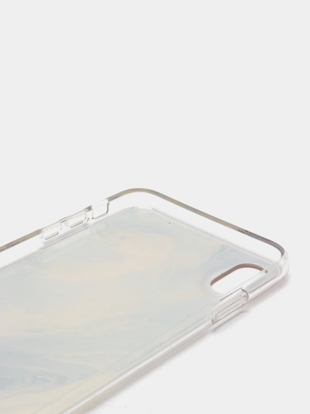 Серый чехол для iPhone Xs Max "Акварель"