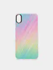 Розовый чехол для iPhone Xs Max "Акварель"