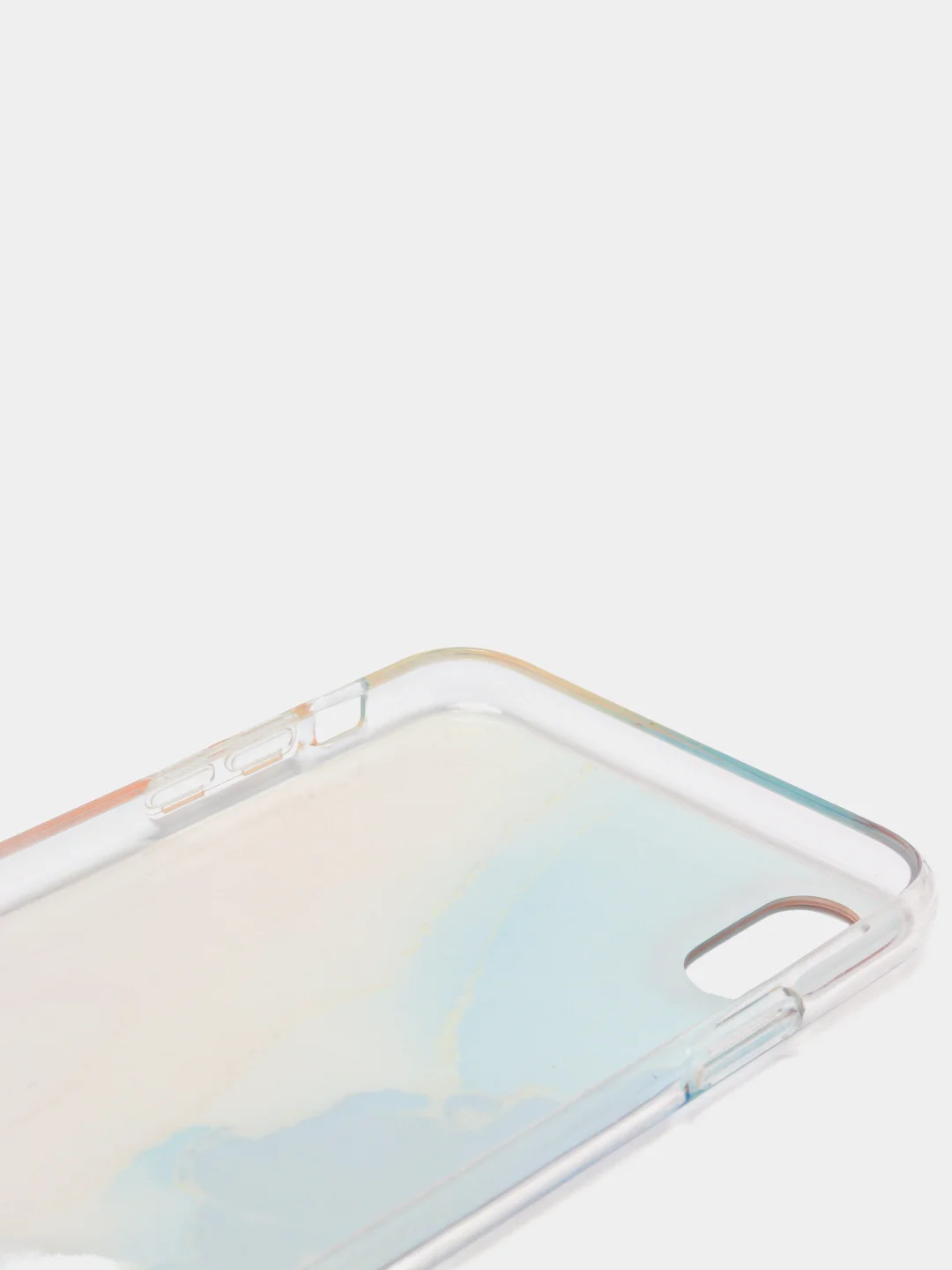 Синий чехол для iPhone Xs Max "Акварель"