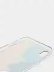 Синий чехол для iPhone Xs Max "Акварель"