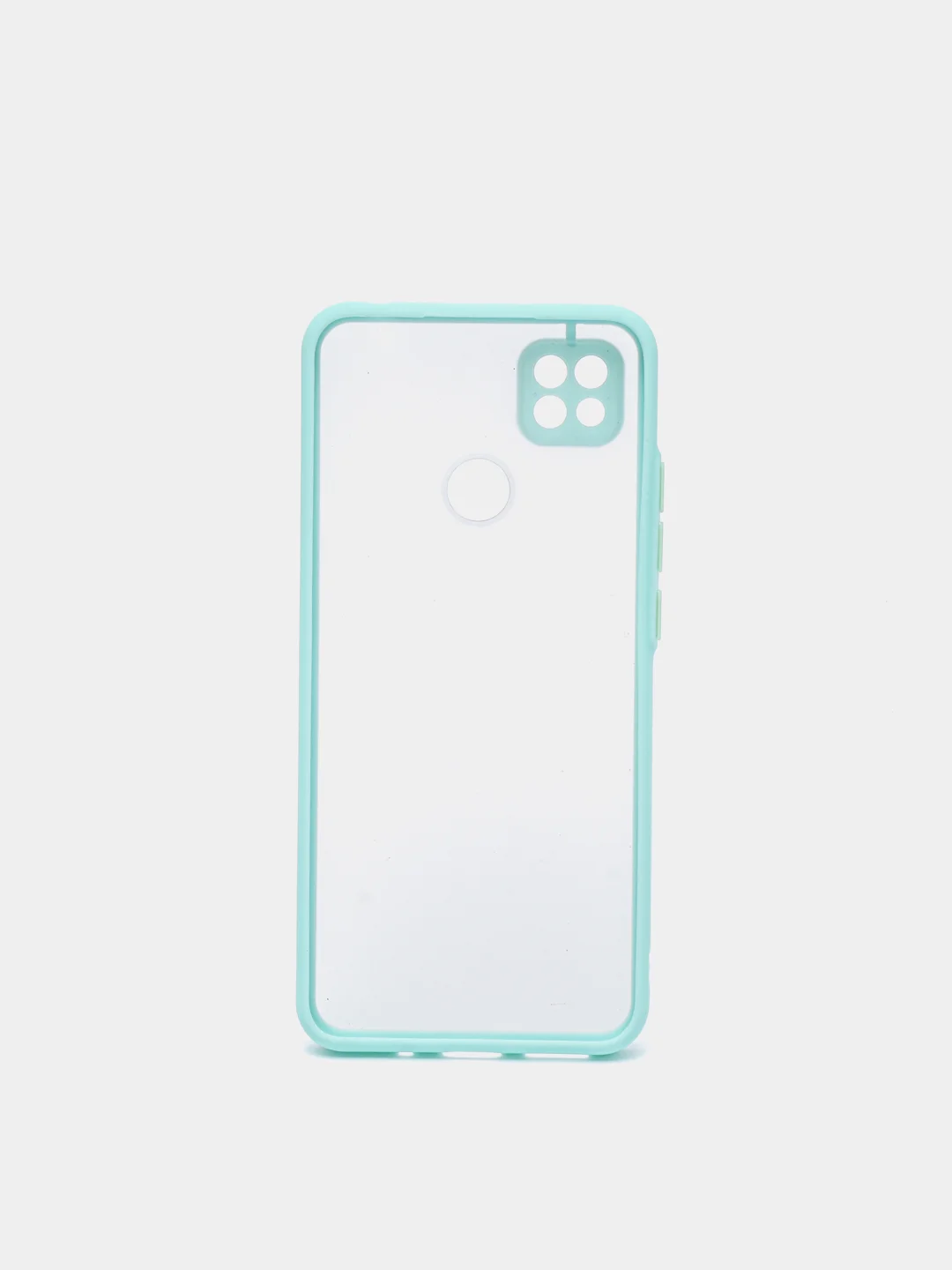 Бирюзовый чехол Xiaomi Redmi 9C, Redmi 9C NFC, Redmi 10A пластиковый матовый с цветными кнопками