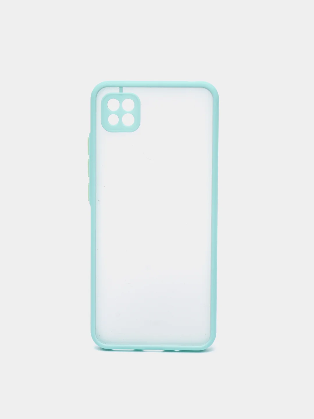 Бирюзовый чехол Xiaomi Redmi 9C, Redmi 9C NFC, Redmi 10A пластиковый матовый с цветными кнопками