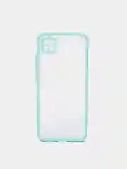 Бирюзовый чехол Xiaomi Redmi 9C, Redmi 9C NFC, Redmi 10A пластиковый матовый с цветными кнопками