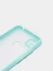 Бирюзовый чехол Xiaomi Redmi 9C, Redmi 9C NFC, Redmi 10A пластиковый матовый с цветными кнопками
