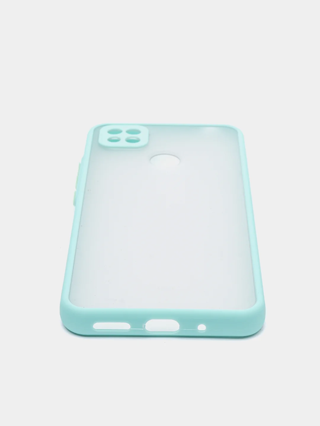 Бирюзовый чехол Xiaomi Redmi 9C, Redmi 9C NFC, Redmi 10A пластиковый матовый с цветными кнопками