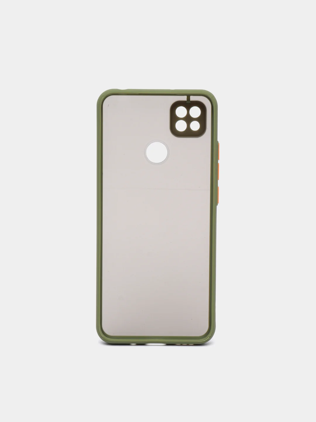 Лесной зеленый чехол Xiaomi Redmi 9C, Redmi 9C NFC, Redmi 10A пластиковый матовый с цветными кнопками
