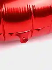 Красный воздушный шар "Цифра 9" красный 100 см