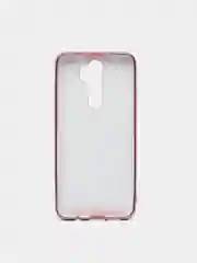 Фуксия чехол Xiaomi Redmi Note 8 Pro, Сяоми Редми Нот 8 Про силиконовый с глянцевой рамкой