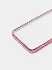 Фуксия чехол Xiaomi Redmi Note 8 Pro, Сяоми Редми Нот 8 Про силиконовый с глянцевой рамкой