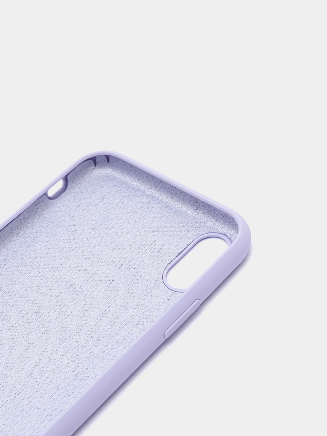 Серебряный защитный силиконовый чехол для iPhone XR с яблоком