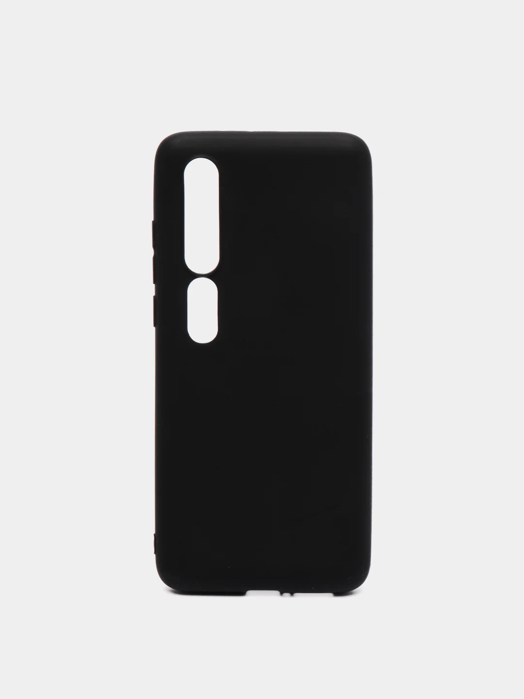 Черный чехол для Xiaomi Mi10 2020 матовый силикон