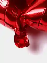 Красный воздушный шар "Цифра 0" красный 100 см
