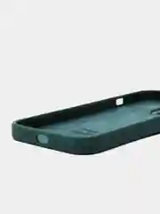 Зеленый чехол Silicone Case для iPhone 13 Pro, с защитой камеры, закрытый низ