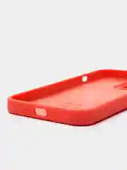 Рыжий чехол Silicone Case для iPhone 13 Pro, с защитой камеры, закрытый низ
