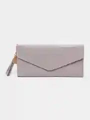 Фиолетовый кошелек женский, с подвеской для денег, карт и на подарок