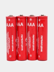 Батарейки 4 шт "Super heavy duty" солевые, тип АА, ААА