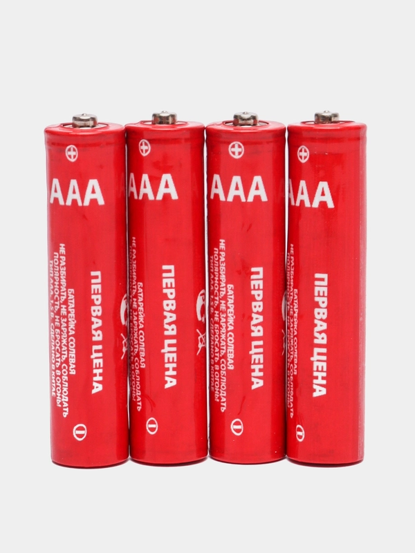 Батарейки 4 шт "Super heavy duty" солевые, тип АА, ААА