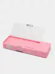 Розовый многофункциональный школьный пенал