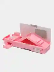 Розовый многофункциональный школьный пенал