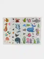Золотой тату Набор 10шт детских, временных, переводных тату, 7 x 12 см