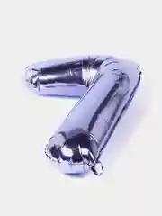 Фиолетовый воздушный шар "Цифра 7" фиолетовый 100 см
