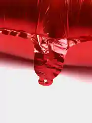 Красный воздушный шар "Цифра 2" красный 100 см