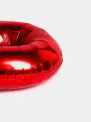 Красный воздушный шар "Цифра 2" красный 100 см
