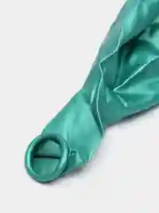 Зеленый воздушный шар металлический хром на праздник, 10 шт