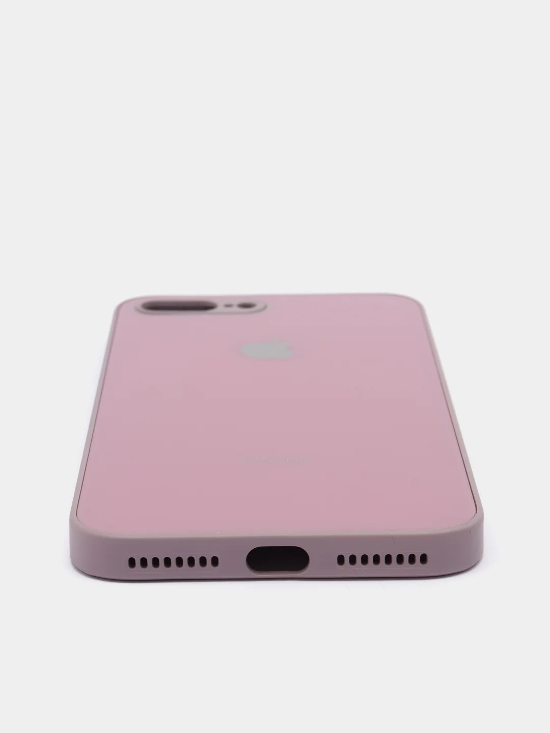 Розовый чехол для iPhone 11, 12, 13, 12 Pro Max, 12 Pro, силиконовый, со стеклянной панелью