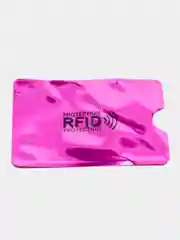 Розовый чехол для банковских карт АнтиВор RFID