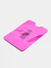 Розовый чехол для банковских карт АнтиВор RFID
