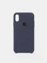 Синий силиконовый чехол для iPhone X/XS/XS Max/XR, цветной