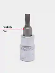 Алый головка со вставкой 1/4"