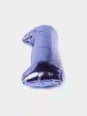 Фиолетовый воздушный шар "Цифра 1" фиолетовый 100 см