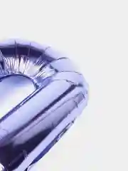 Фиолетовый воздушный шар "Цифра 0" фиолетовый 100 см
