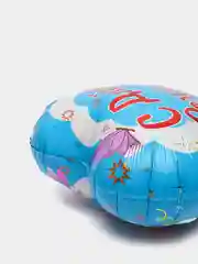 Синий фольгированные шары "С днем рождения"