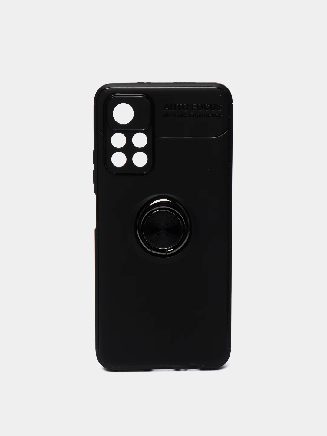 Черный чехол для Xiaomi Redmi Note 11 с кольцом