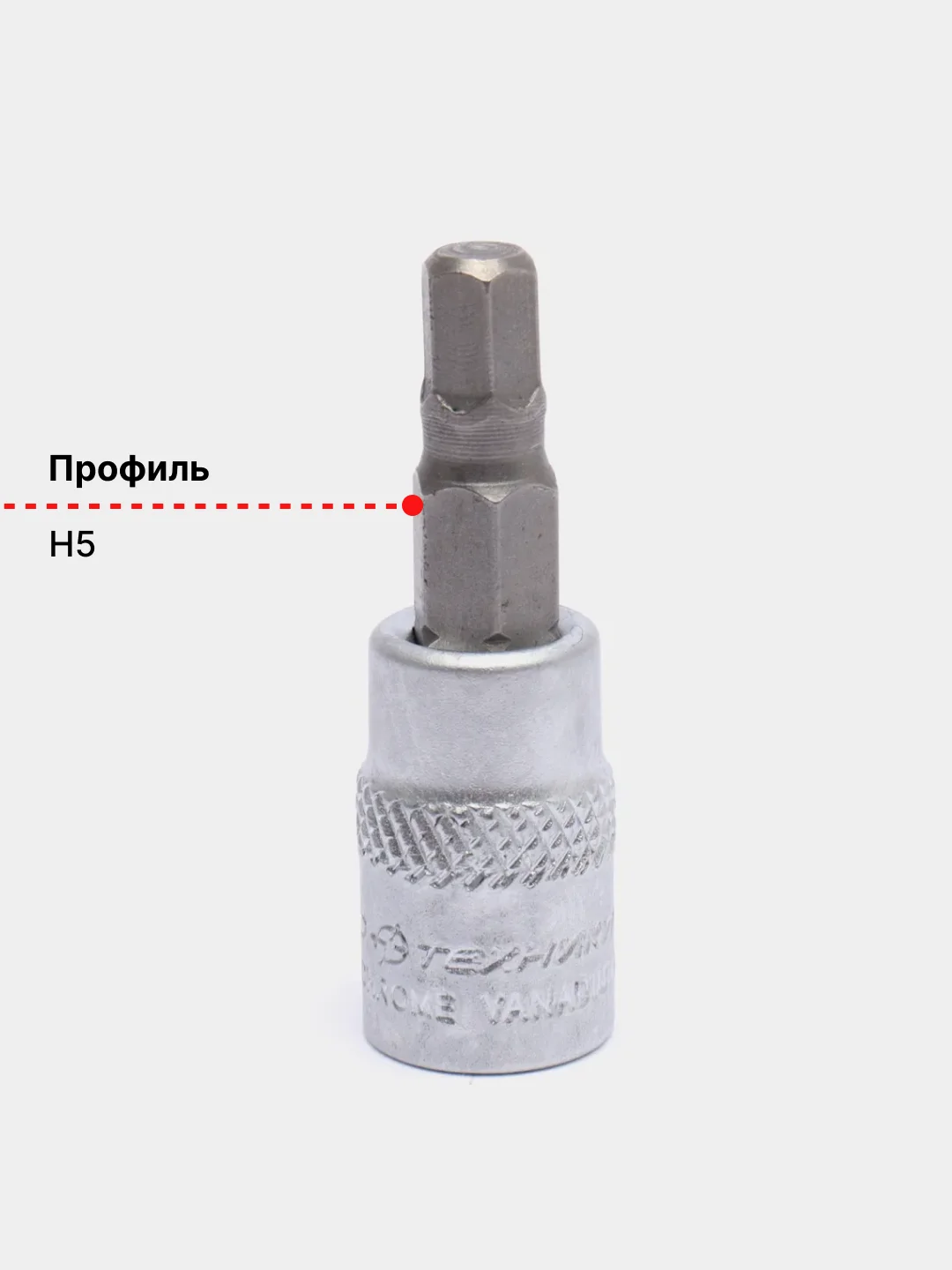 Конфетный головка со вставкой 1/4"