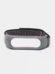 Серый ремешок нейлоновый для Xiaomi mi band 4/5/6/7, на липучке, Сяоми ми банд